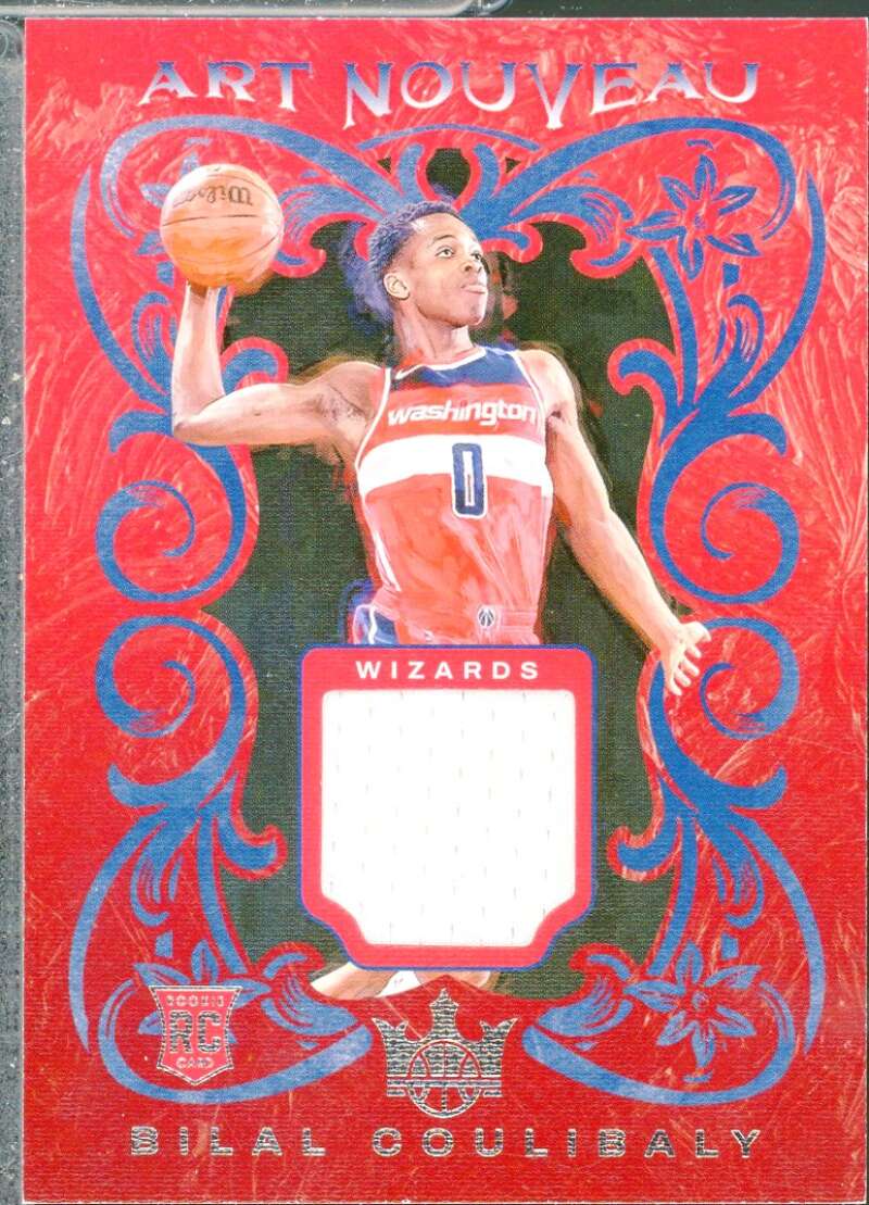 Bilal Coulibaly Rookie Card 2023-24 Court Kings Art Nouveau Jerseys #3  Image 1