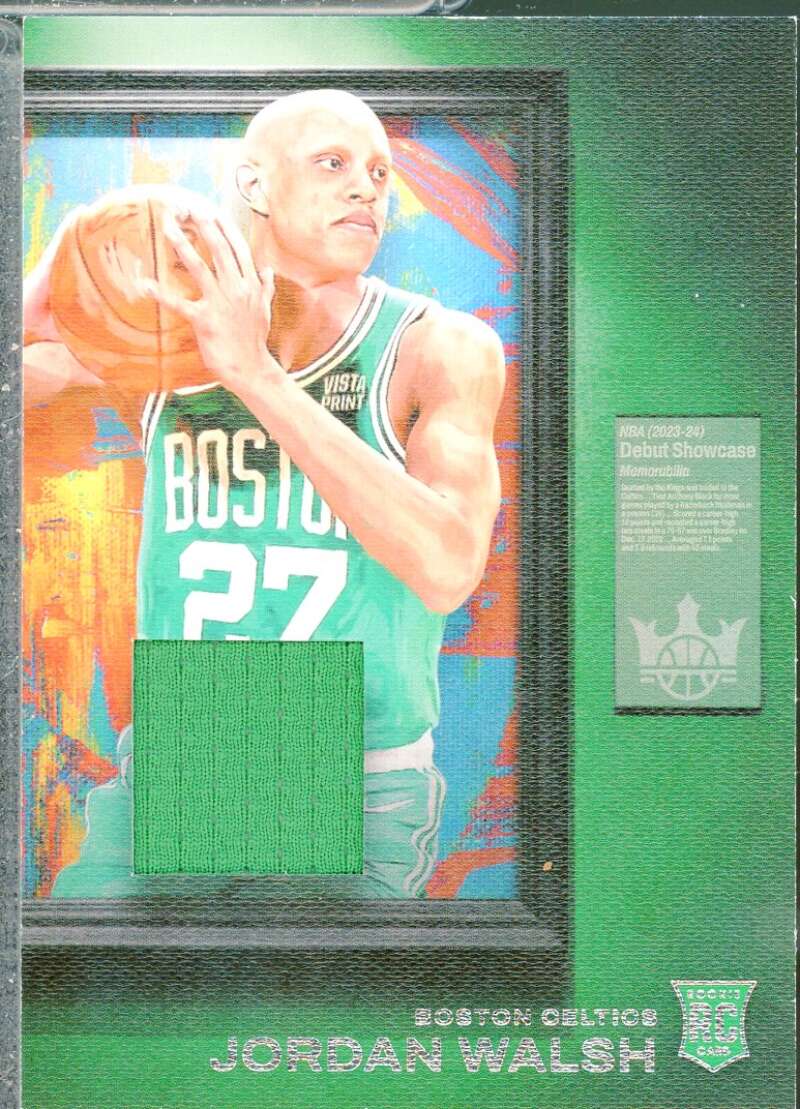 Jordan Walsh Rookie Card 2023-24 Court Kings Debut Showcase Memorabilia #11  Image 1