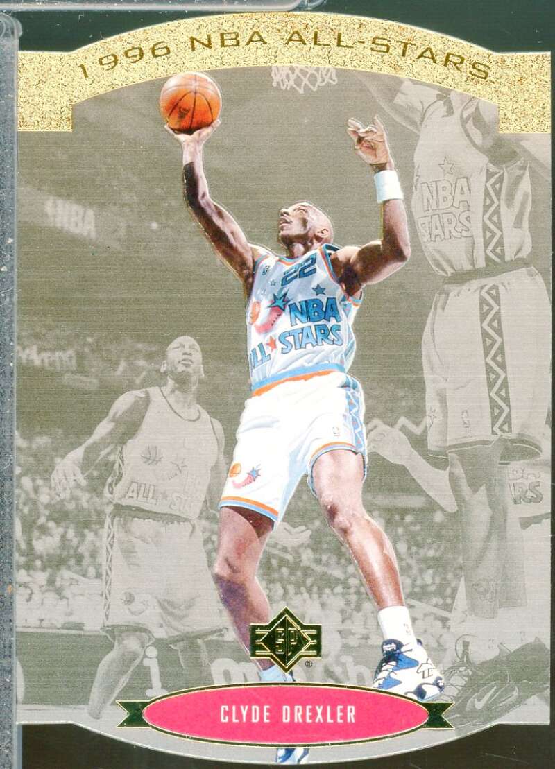 Clyde Drexler Card 1995-96 SP All-Stars Gold #AS13  Image 1