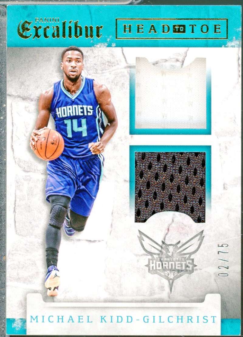 Michael Kidd-Gilchrist Card 2015-16 Panini Excalibur Head to Toe Swatches #24  Image 1