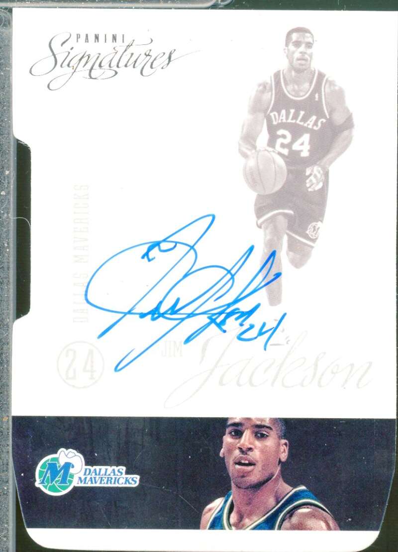 Jim Jackson Card 2012-13 Panini Signatures Die Cut Autographs #140  Image 1