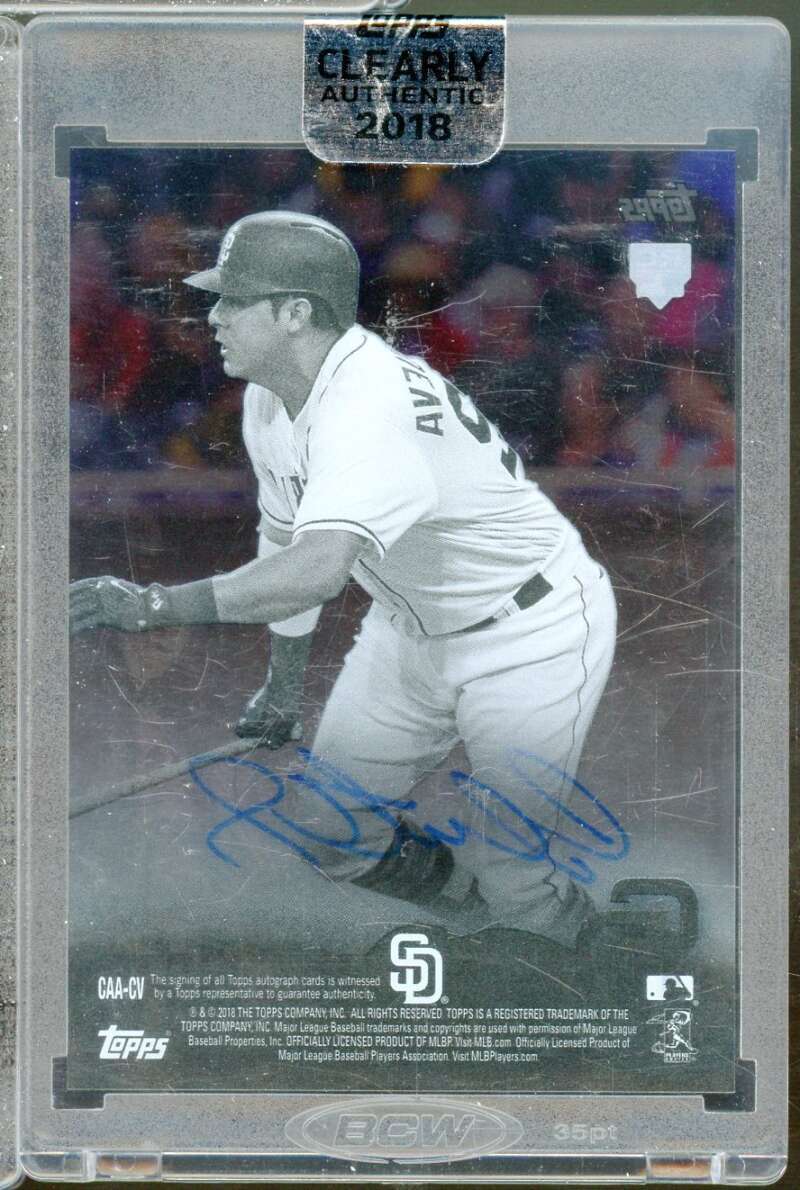 Christian Villanueva Rookie Card 2018 Topps Clearly Authentic Autographs #CAACV  Image 2