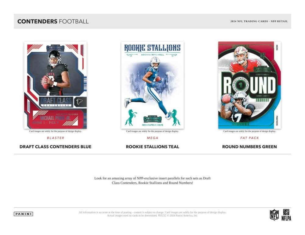 2024 Panini Contenders Football Retail 24-Pack Box Image 4