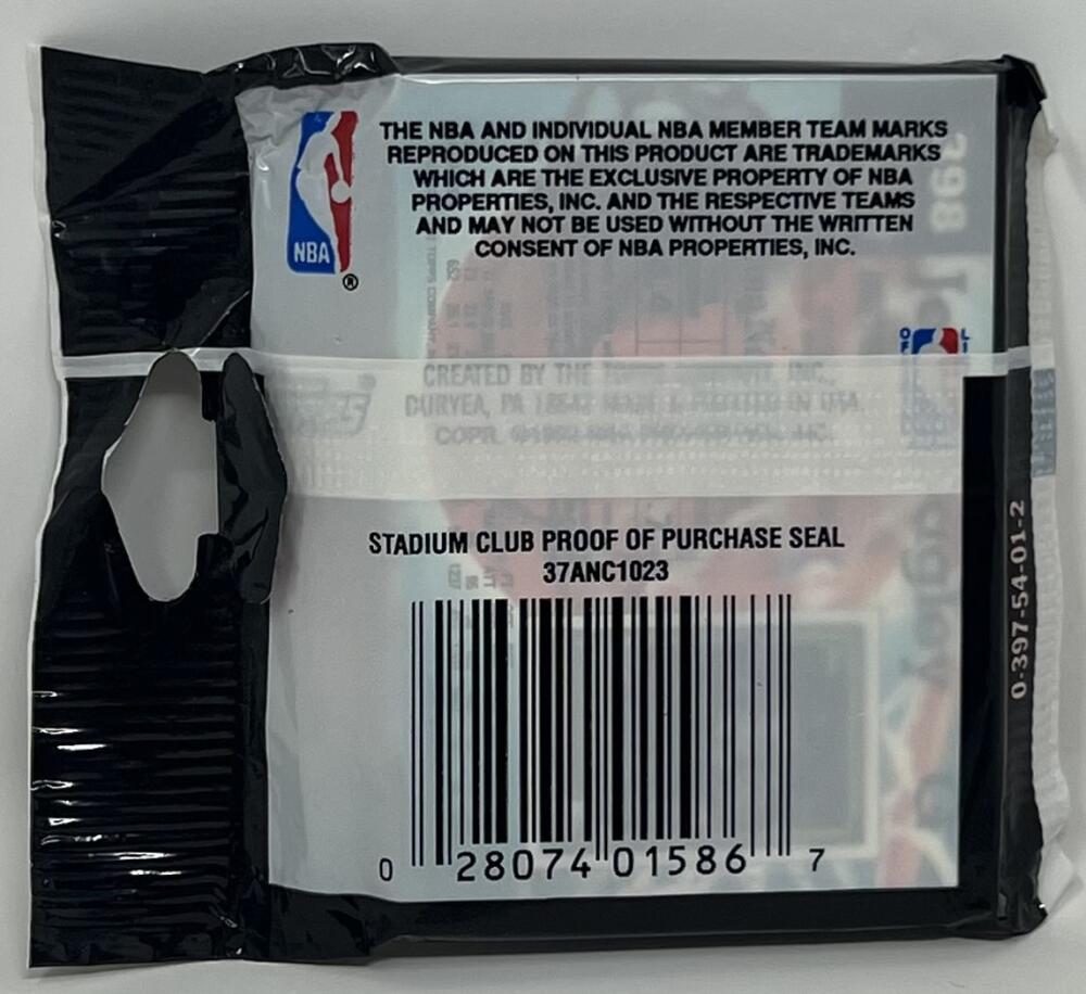 1992-93 Topps Stadium Club Series Two Basketball Jumbo Pack  Image 2