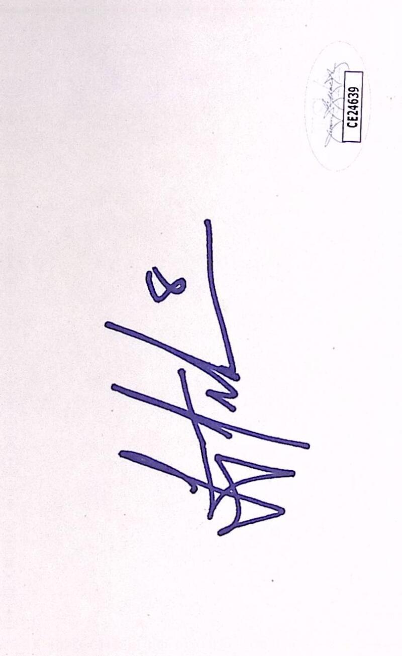 Troy Aikman Cowboys Signed Autographed 3x5 Index Card JSA Authentic Image 1