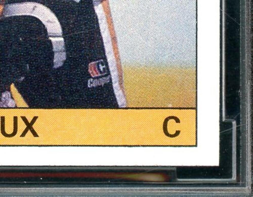 1985-86 Topps #9 Mario Lemieux Rookie Card BGS BCCG 10 Mint+ Image 6