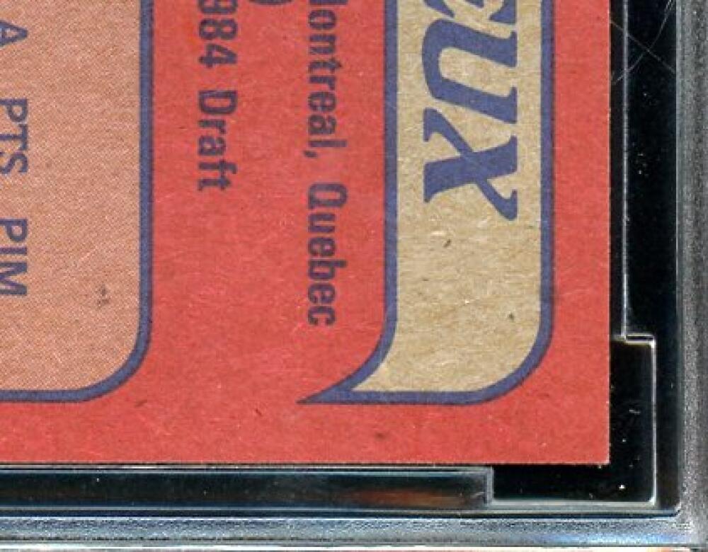 1985-86 Topps #9 Mario Lemieux Rookie Card BGS BCCG 10 Mint+ Image 10