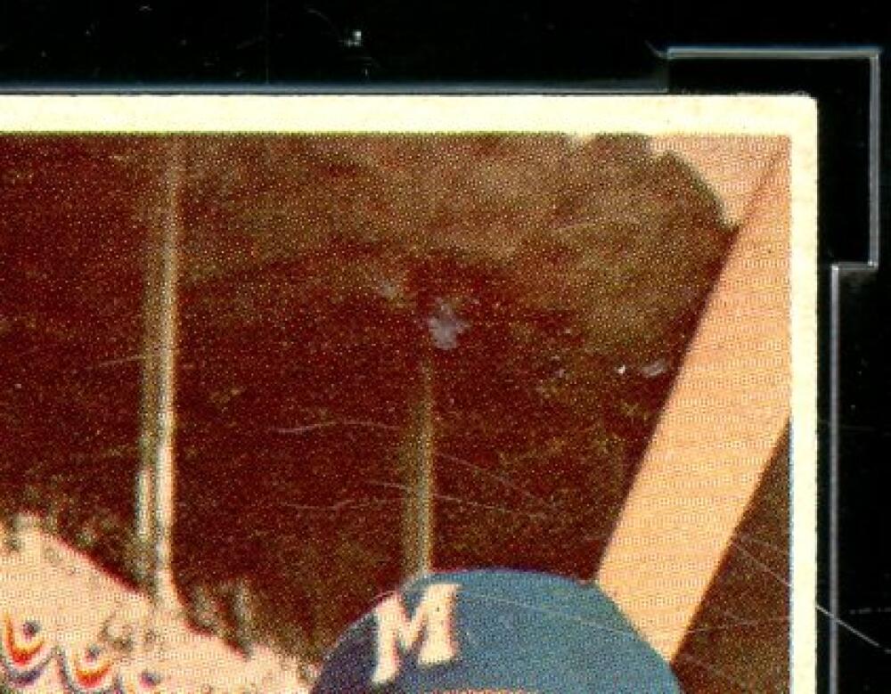 1958 Topps #418 Hank Aaron / Mickey Mantle Card BGS BCCG 7 Very Good+ Image 4