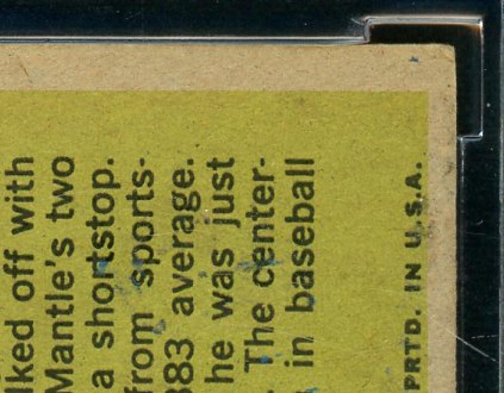 1961 Topps #578 Mickey Mantle All Star Card BGS BCCG 8 Excellent+ Image 4
