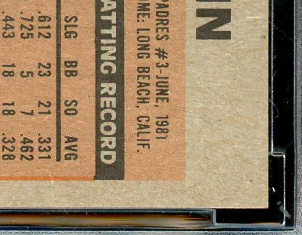 1983 Topps #482 Tony Gwynn Rookie Card BGS BCCG 10 Mint+ Image 10