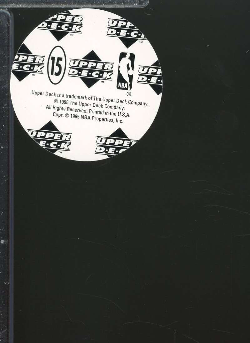 Michael Jordan Card 1995 Upper Deck  Milk Caps #15  Image 2