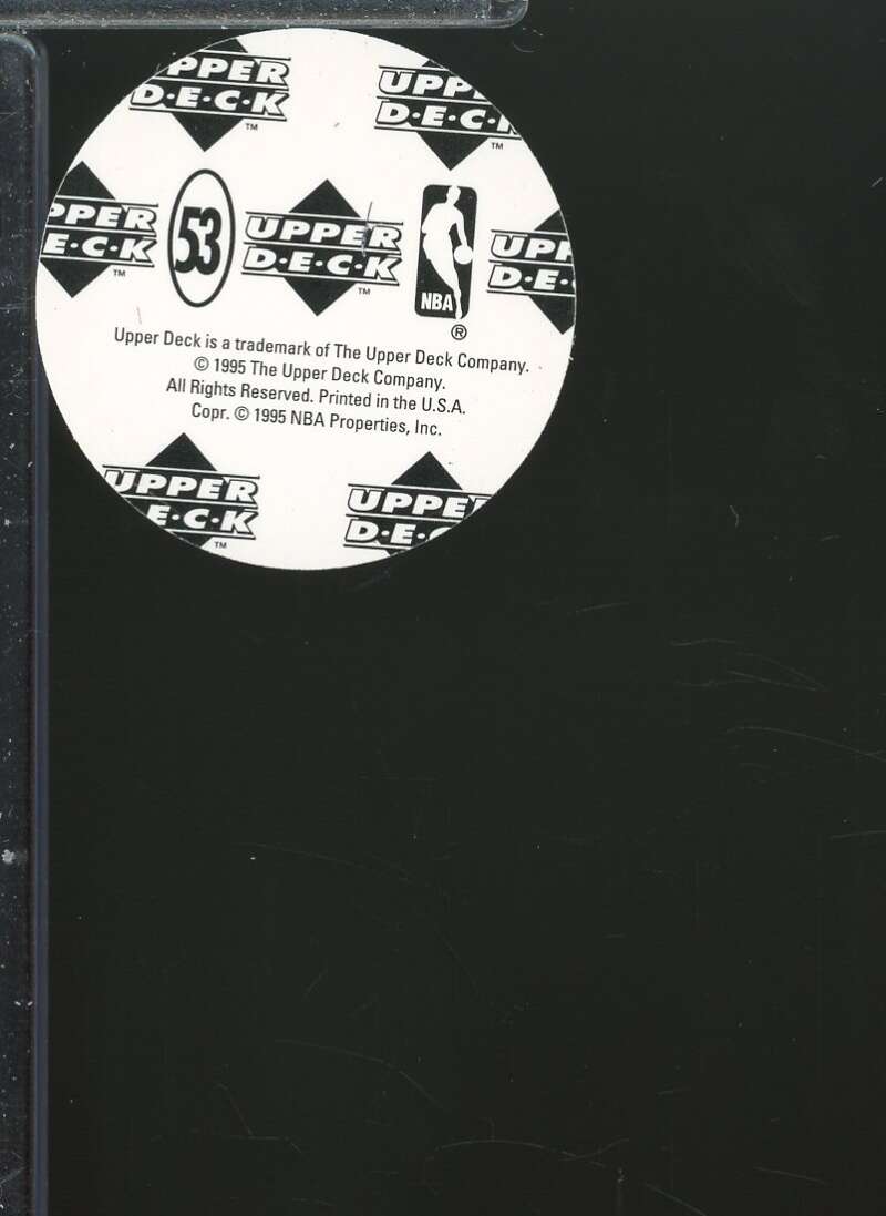 Michael Jordan Card 1995 Upper Deck  Milk Caps #53  Image 2