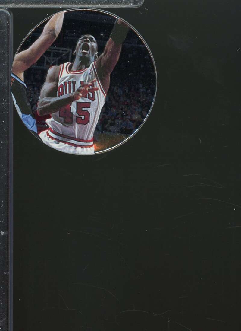 Michael Jordan Slammer Card 1995 Upper Deck Michael Jordan Milk Caps #49  Image 1