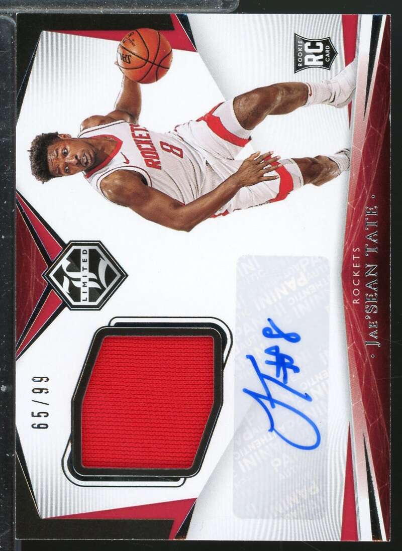 Jae'Sean Tate 2020-21 Panini Chronicles Limited Rookie Jersey Autographs #3  Image 1