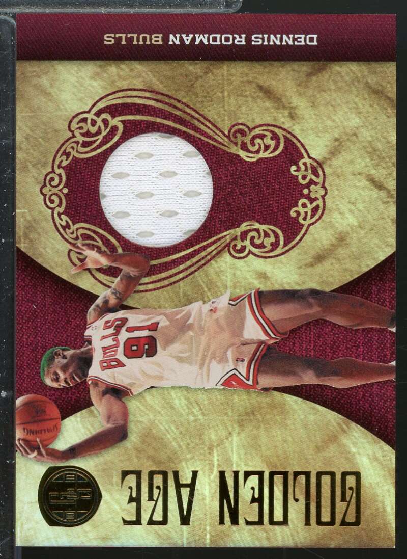 Dennis Rodman Card 2010-11 Panini Gold Standard Golden Age Materials #7  Image 1