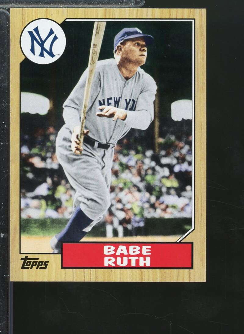 Babe Ruth Card 2012 Topps 1987 Topps Minis #TM90  Image 1
