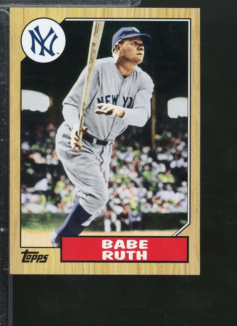 Babe Ruth Card 2012 Topps 1987 Topps Minis #TM90  Image 1