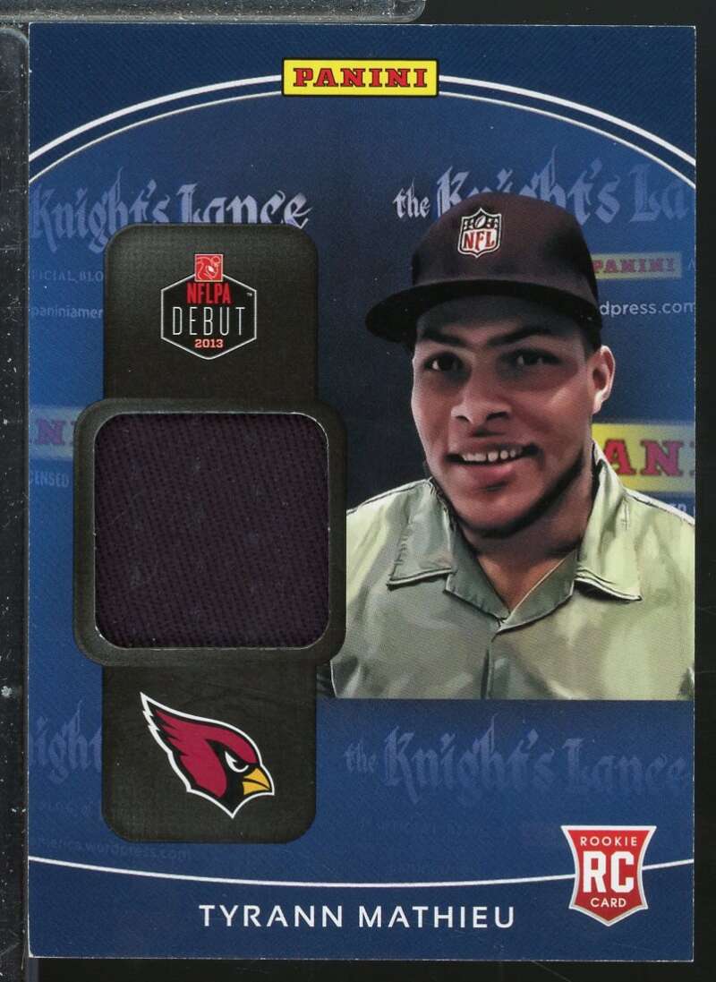 Tyrann Mathieu Card 2013 Panini Father's Day Rookie Debut Materials #TM  Image 1