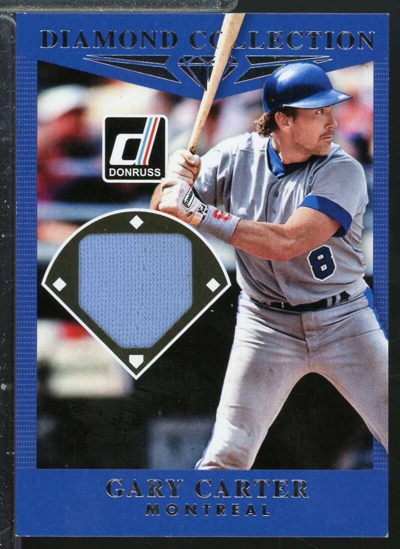 Gary Carter Card 2017 Donruss Diamond Collection Memorabilia #DCGC  Image 1