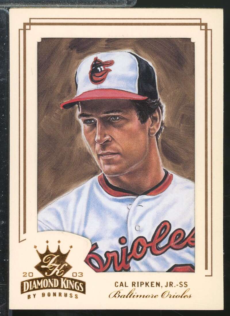 Cal Ripken RET Card 2003 Diamond Kings Bronze Foil #168  Image 1