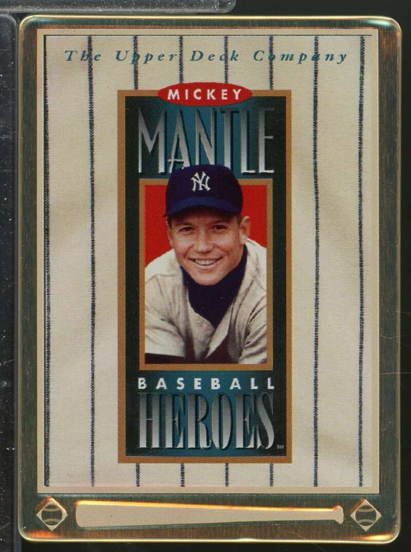 Mickey Mantle/The Commerce Comet 1995 Upper Deck Mantle Metallic Impressions #1  Image 1