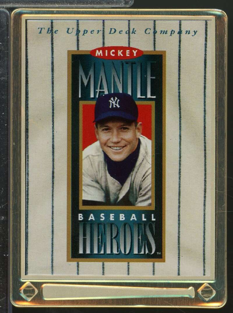 Mickey Mantle/The Commerce Comet 1995 Upper Deck Mantle Metallic Impressions #1  Image 1