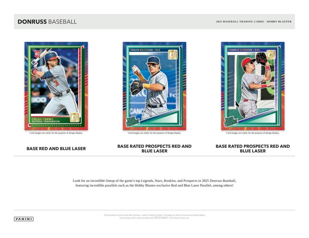 2025 Panini Donruss Baseball Blaster Box  ( Silver And Gold Die Cuts) Image 3