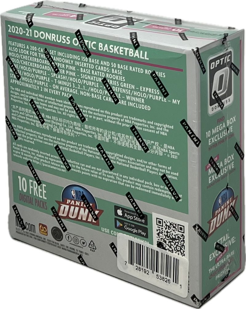 2020-21 Panini Donruss Optic Basketball Mega Box (Hyper Pink Prizms!) Image 3