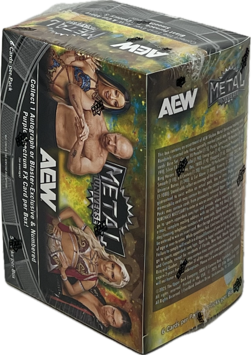 2025 Upper Deck AEW Skybox Metal Universe Blaster Box Image 3