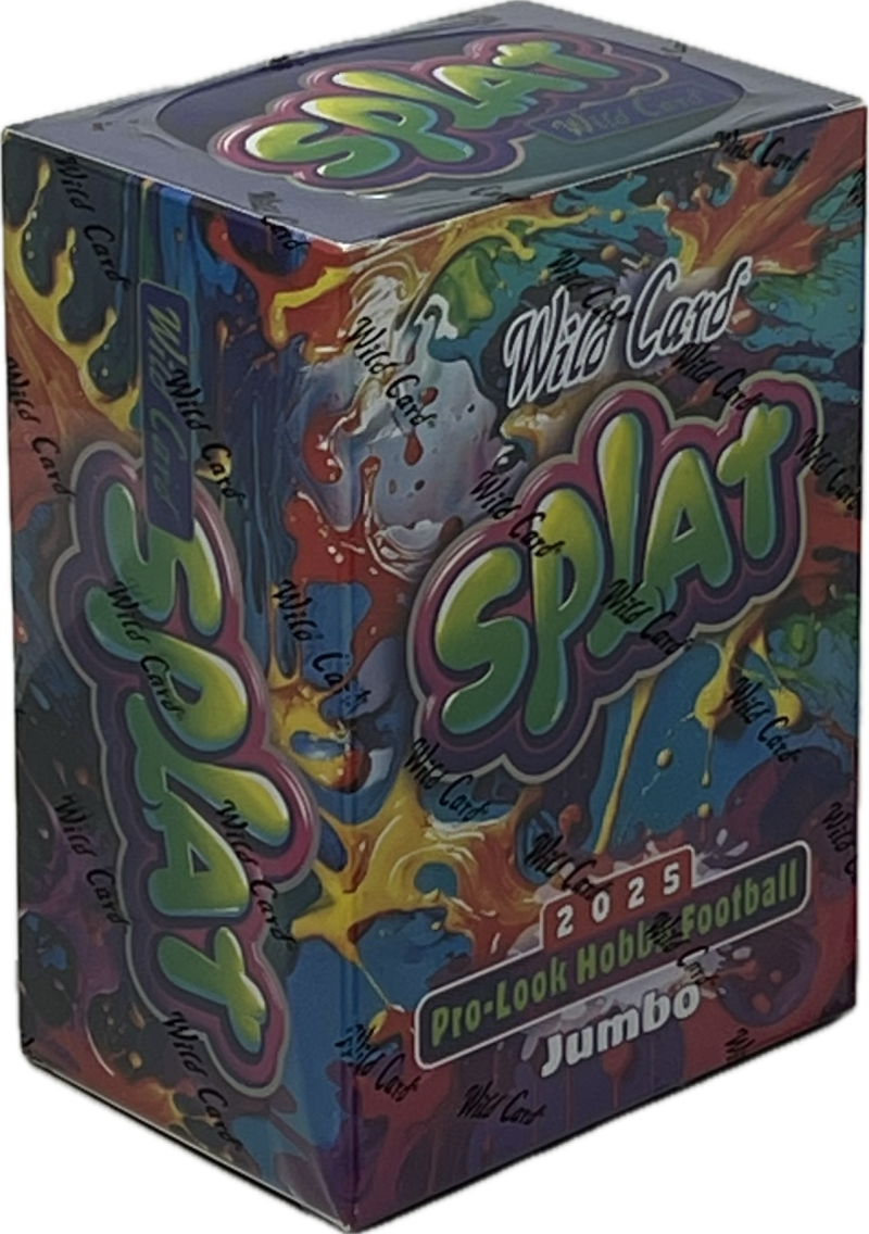 2025 Wild Card Splat Pro-Look Football Hobby Jumbo Box Image 1