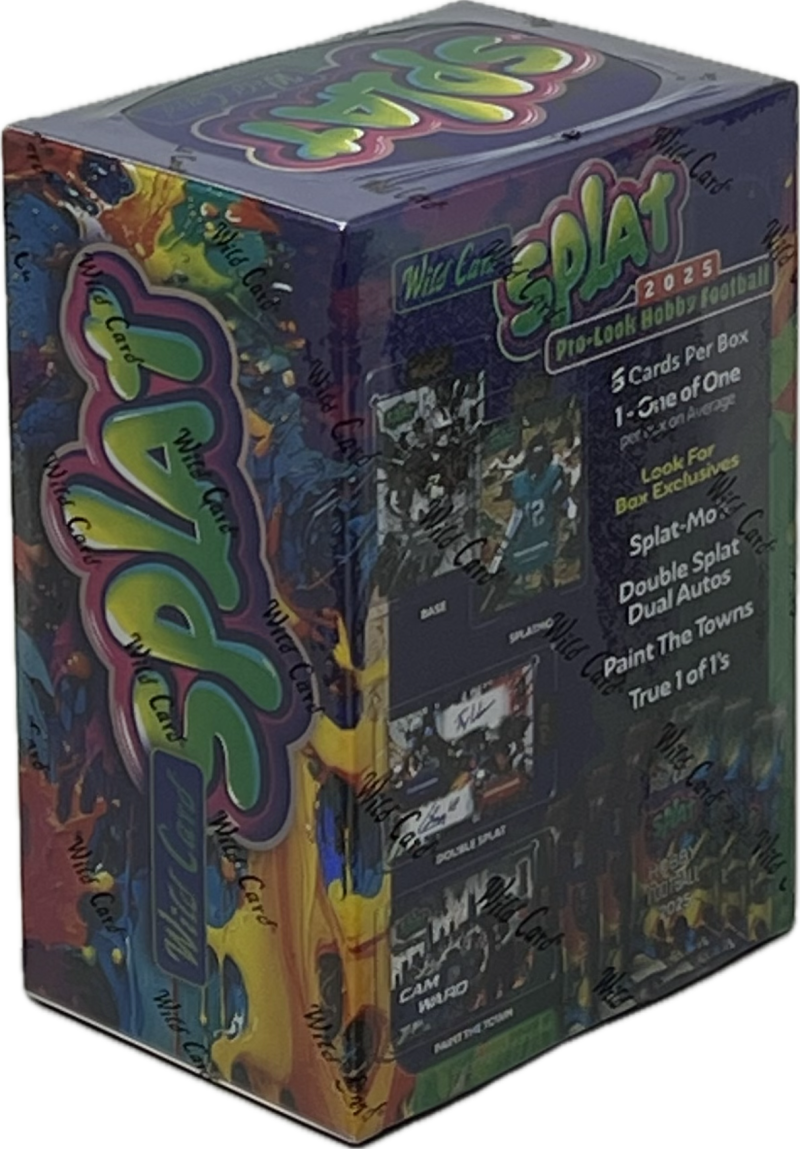 2025 Wild Card Splat Pro-Look Football Hobby Jumbo Box Image 2