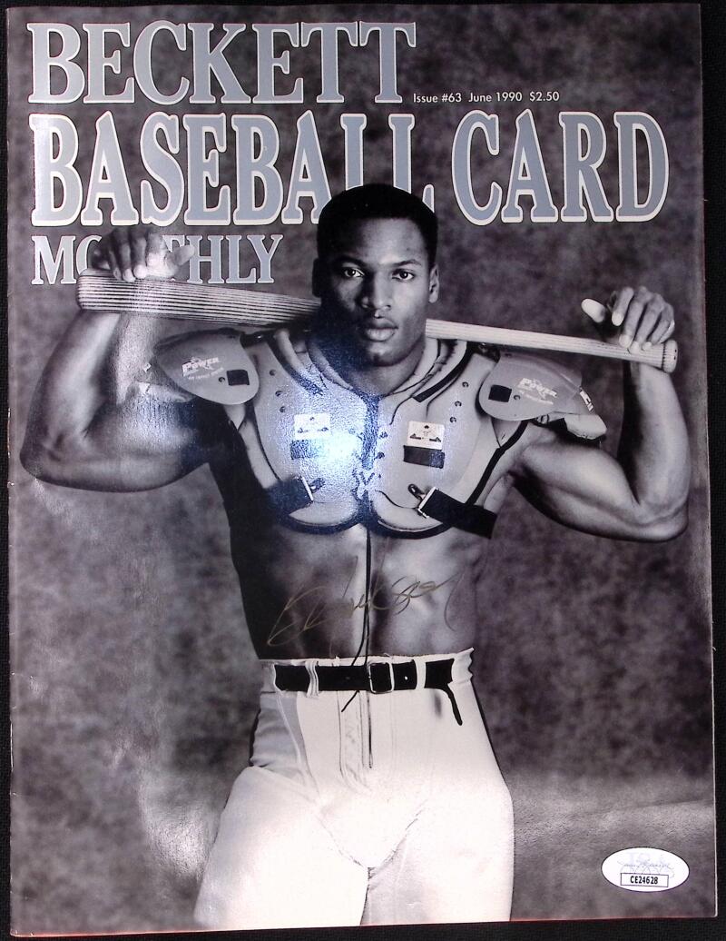 Bo Jackson Football Baseball Signed Autographed Beckett Magazine JSA Authentic Image 1