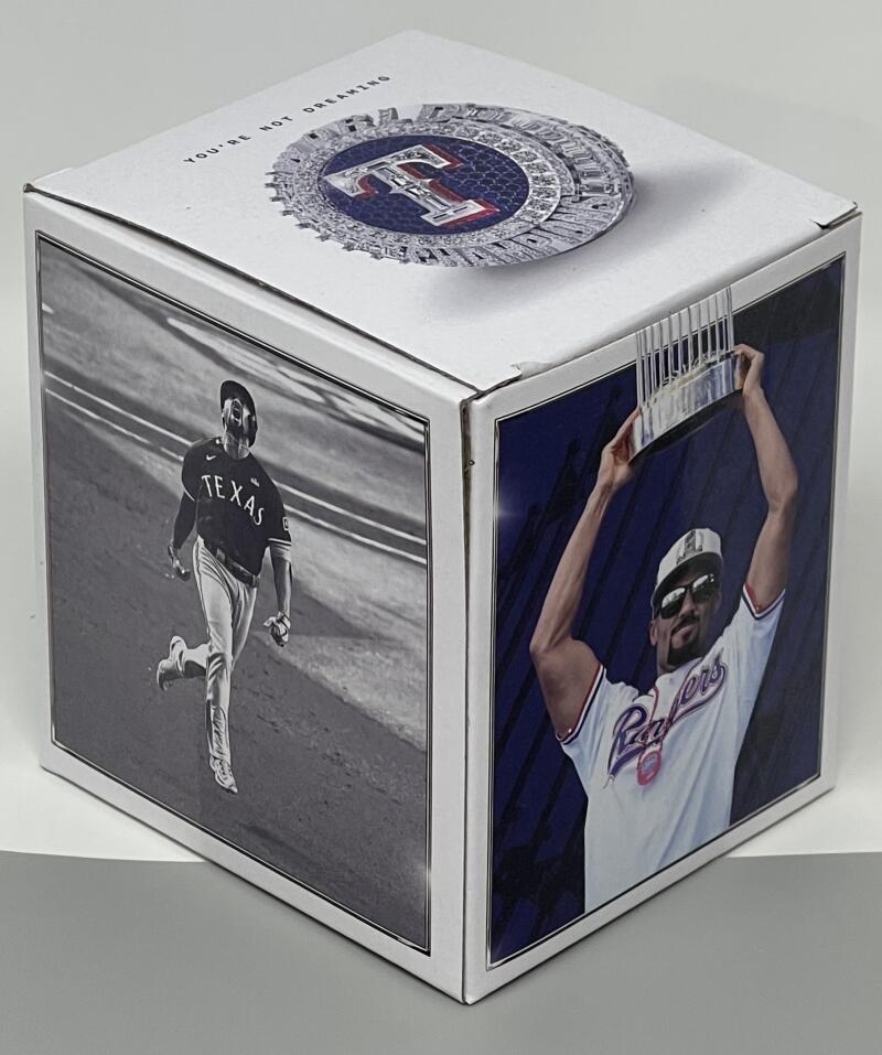 Texas Rangers World Series Champions Marcus Semien Replica Ring SGA Image 1