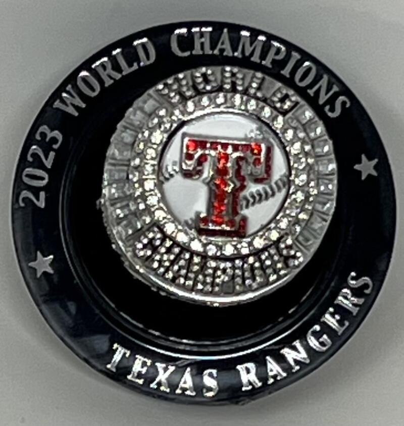 Texas Rangers World Series Champions Marcus Semien Replica Ring SGA Image 3
