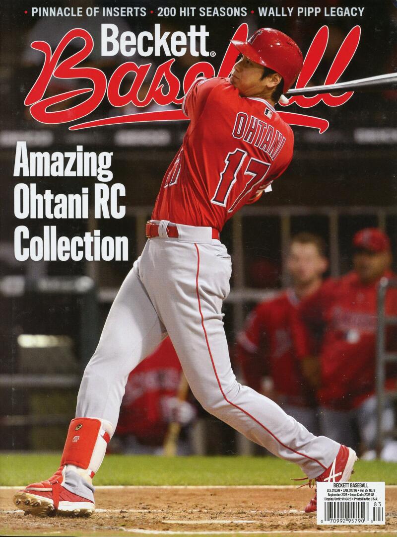 Beckett Baseball Monthly Price Guide Magazine Sept. 2025 Amazing Ohtani RC Collection Image 1