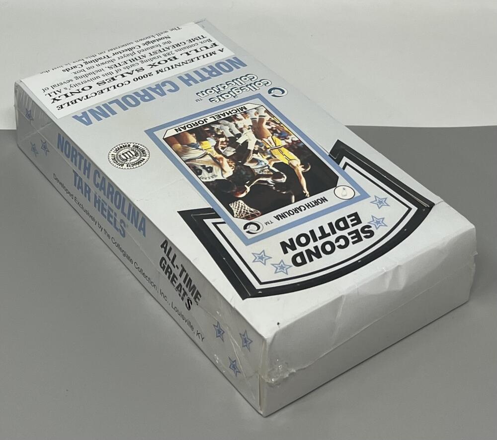 1990 Collegiate Collection Michael Jordan North Carolina Second Edition Basketball Box Image 2