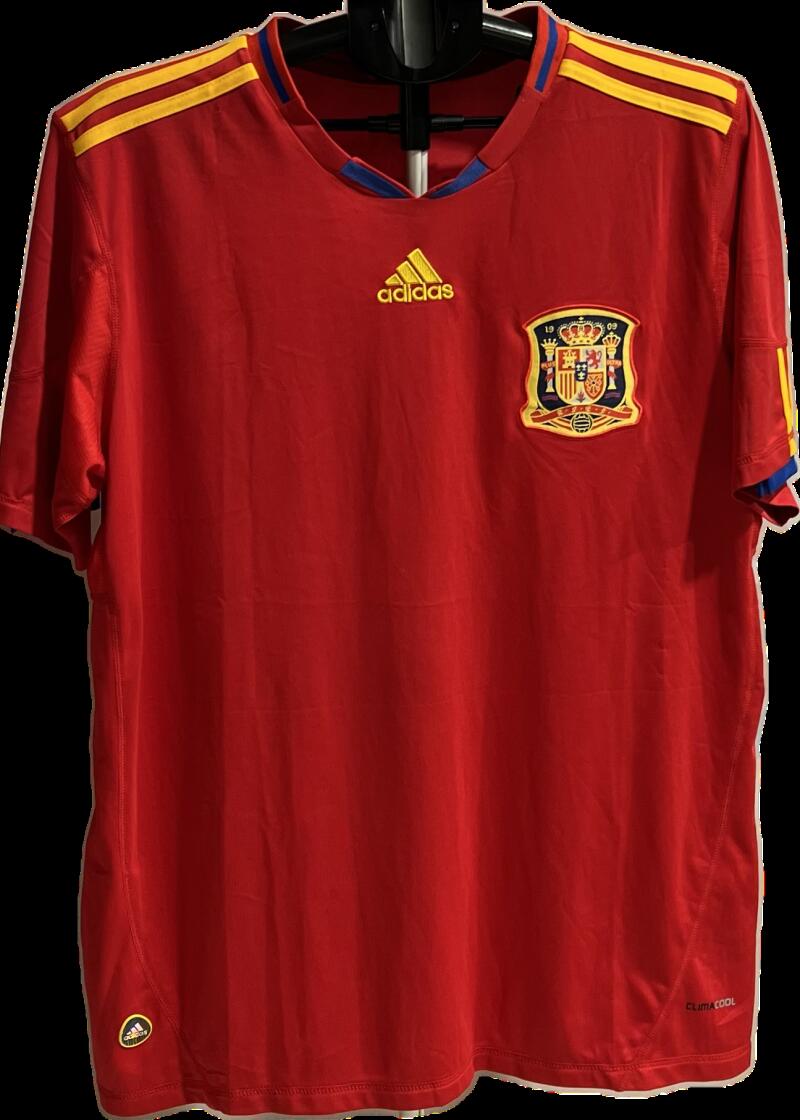AndrÃ©s Iniesta National Team Autograph Signed XL Jersey Beckett Authentic Image 1