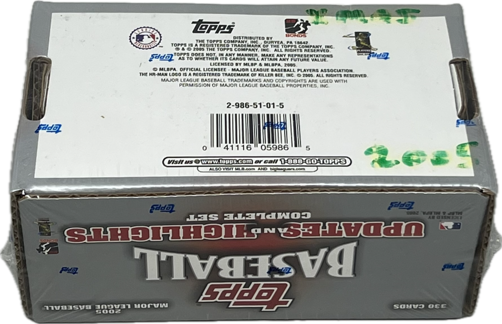 2005 Topps Updates and Highlights Retail Baseball Set Image 3
