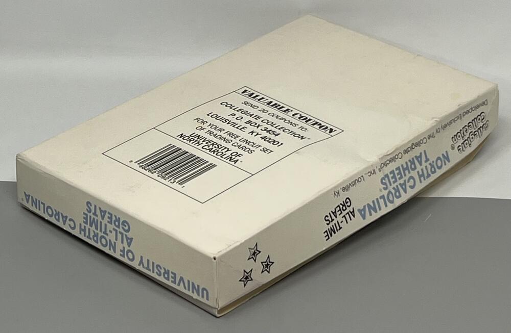 1989 North Carolina Tarheels 1st Edition Collegiate Basketball Jordan Unsealed Box Image 3