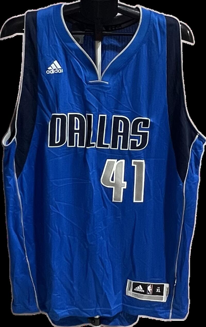 Dirk Nowitzki Dallas Mavericks Adidas  XL Basketball Jersey  Image 1