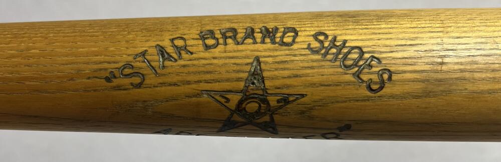 "Star Brand Shoes Are Better" Vintage Baseball Bat Image 6