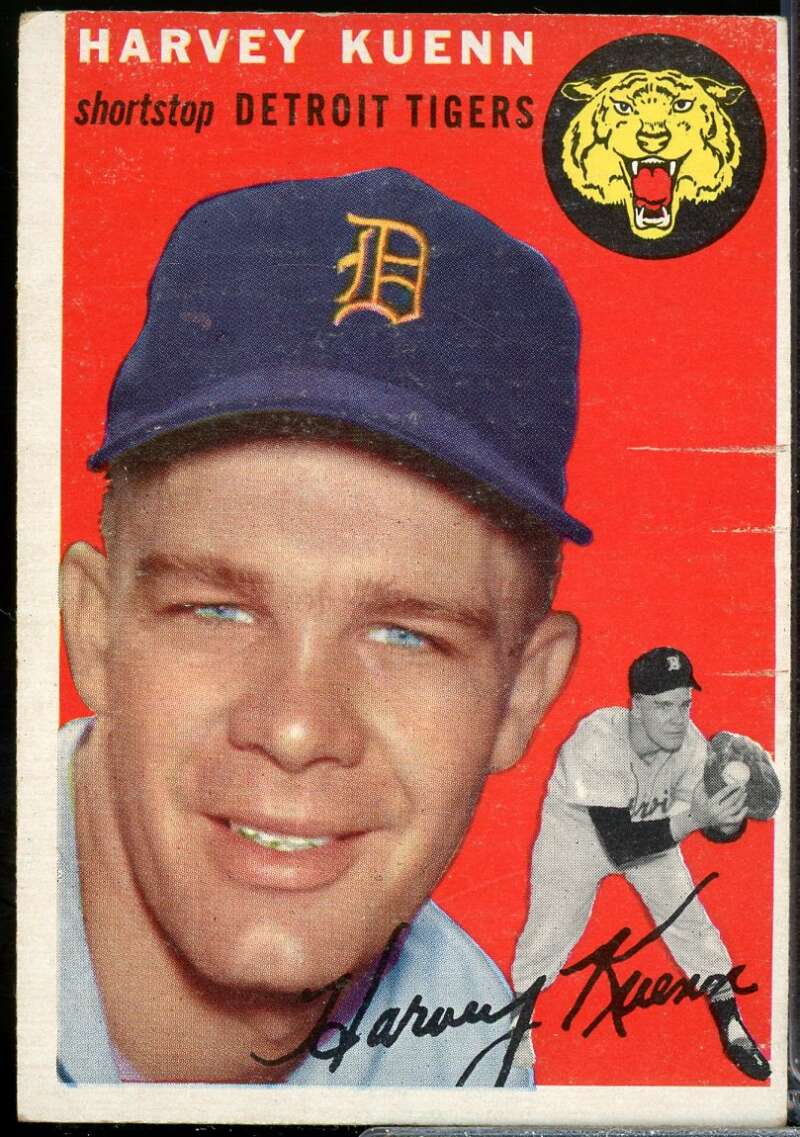 Harvey Kuenn Rookie Card 1954 Topps #25  Image 1