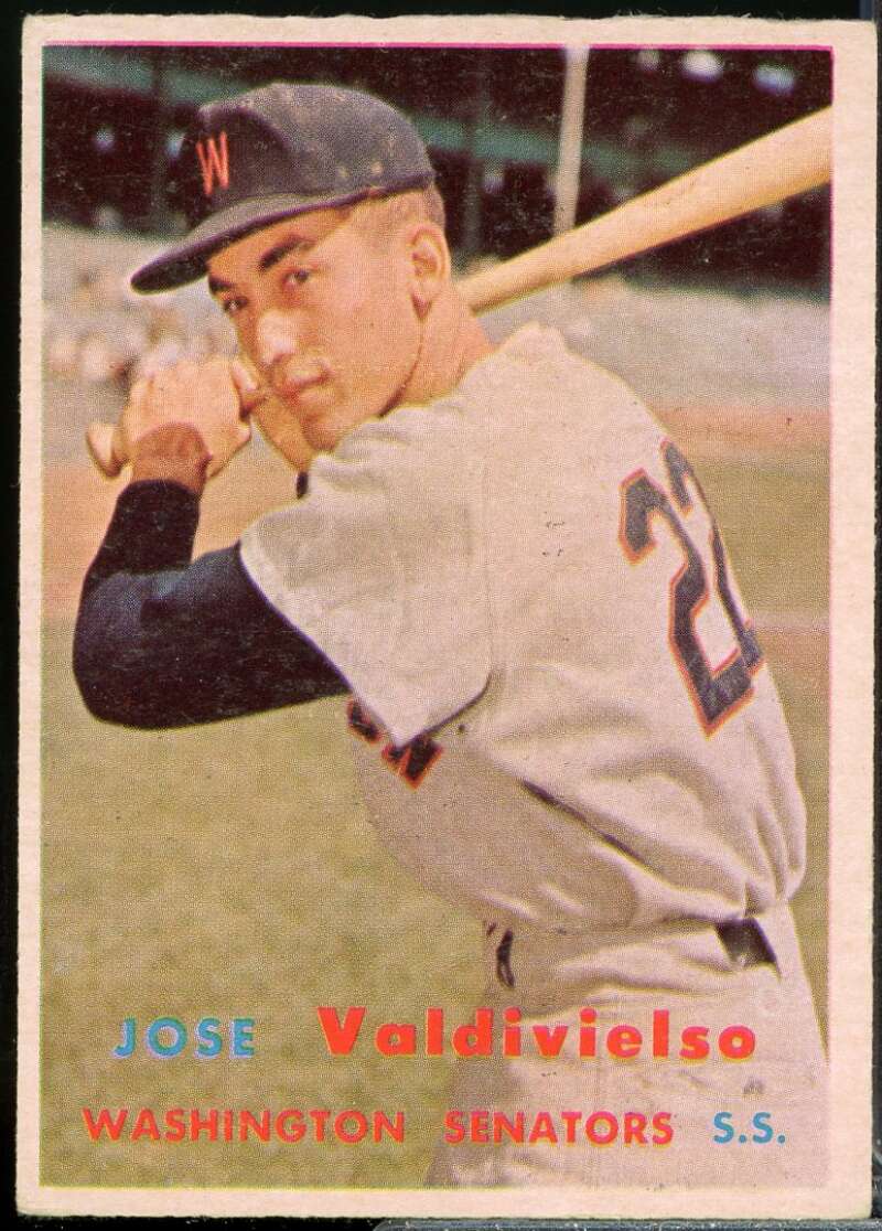 Jose Valdivielso Card 1957 Topps #246  Image 1