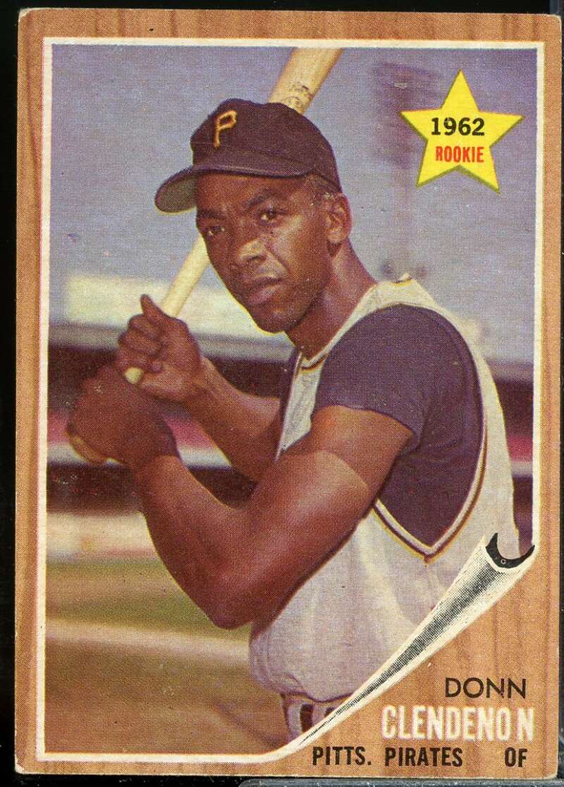 Donn Clendenon Rookie Card 1962 Topps #86  Image 1