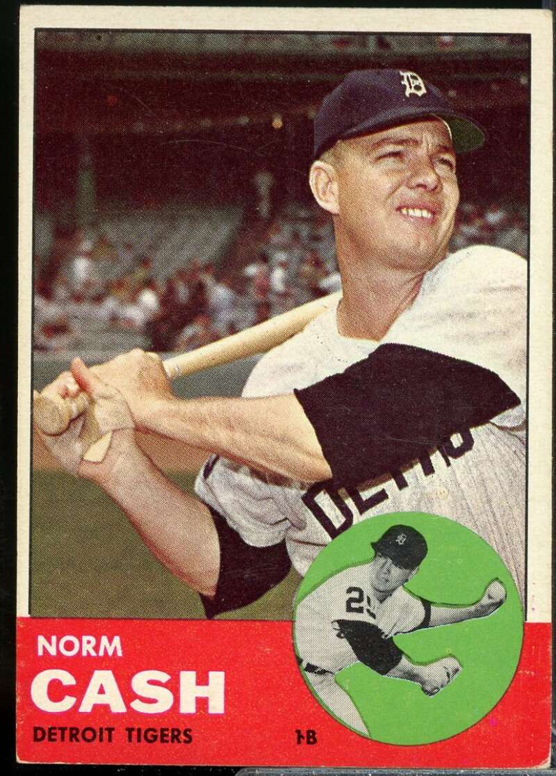 Norm Cash Card 1963 Topps #445  Image 1