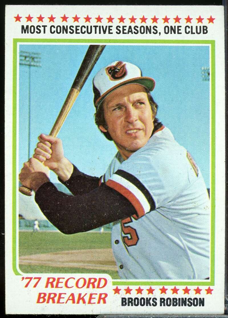 Brooks Robinson RB Card 1978 Topps #4  Image 1