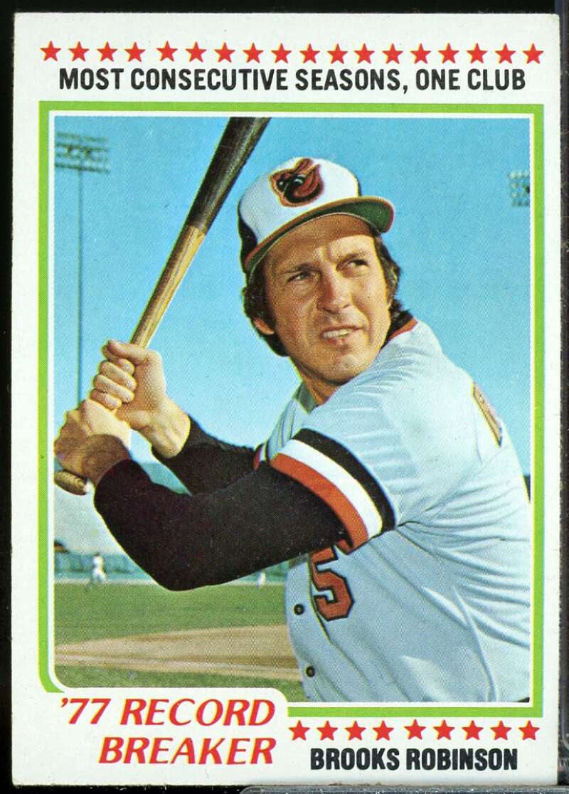 Brooks Robinson RB Card 1978 Topps #4  Image 1