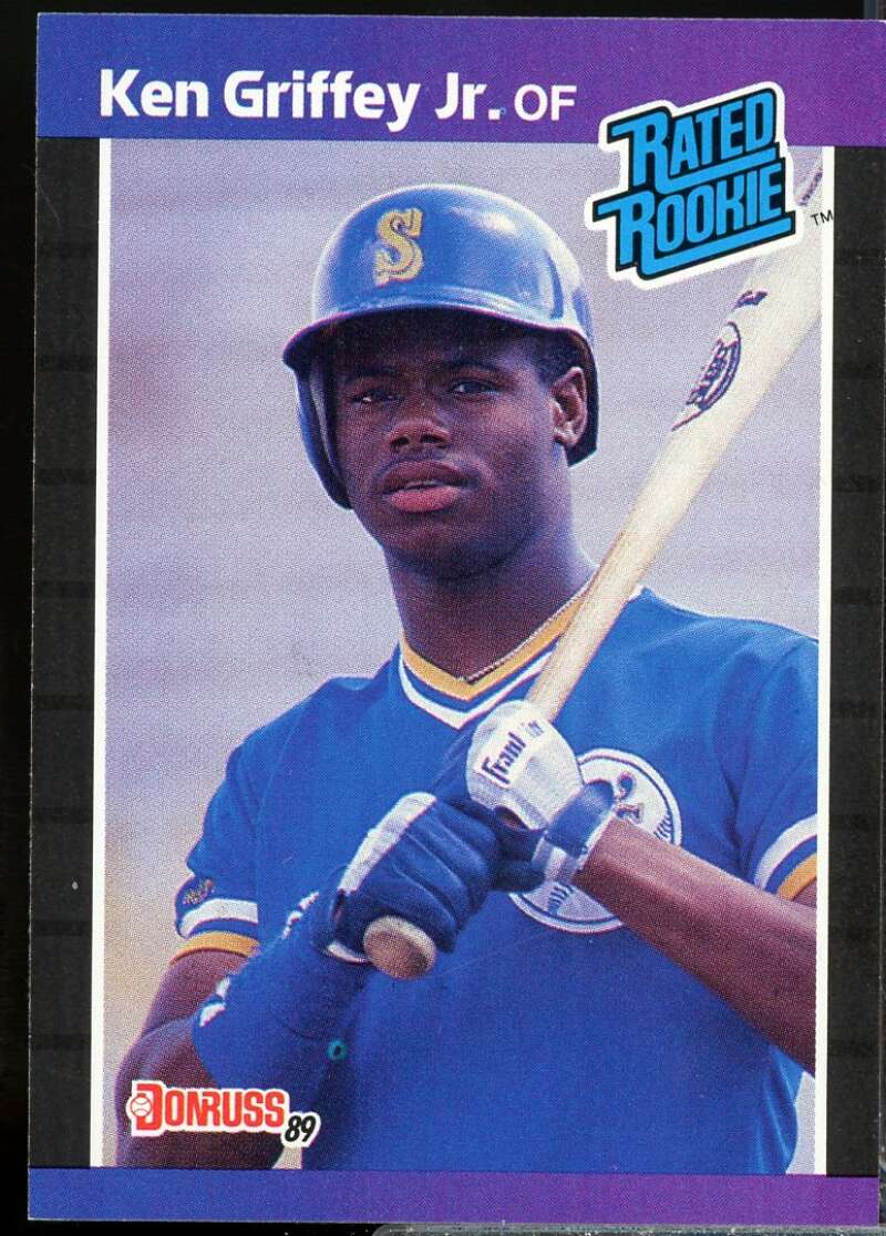 Ken Griffey Jr. Rookie Card 1989 Donruss #33  Image 1
