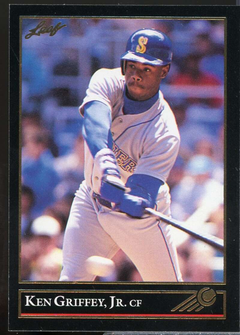 Ken Griffey Jr. Card 1992 Leaf Black Gold #392  Image 1