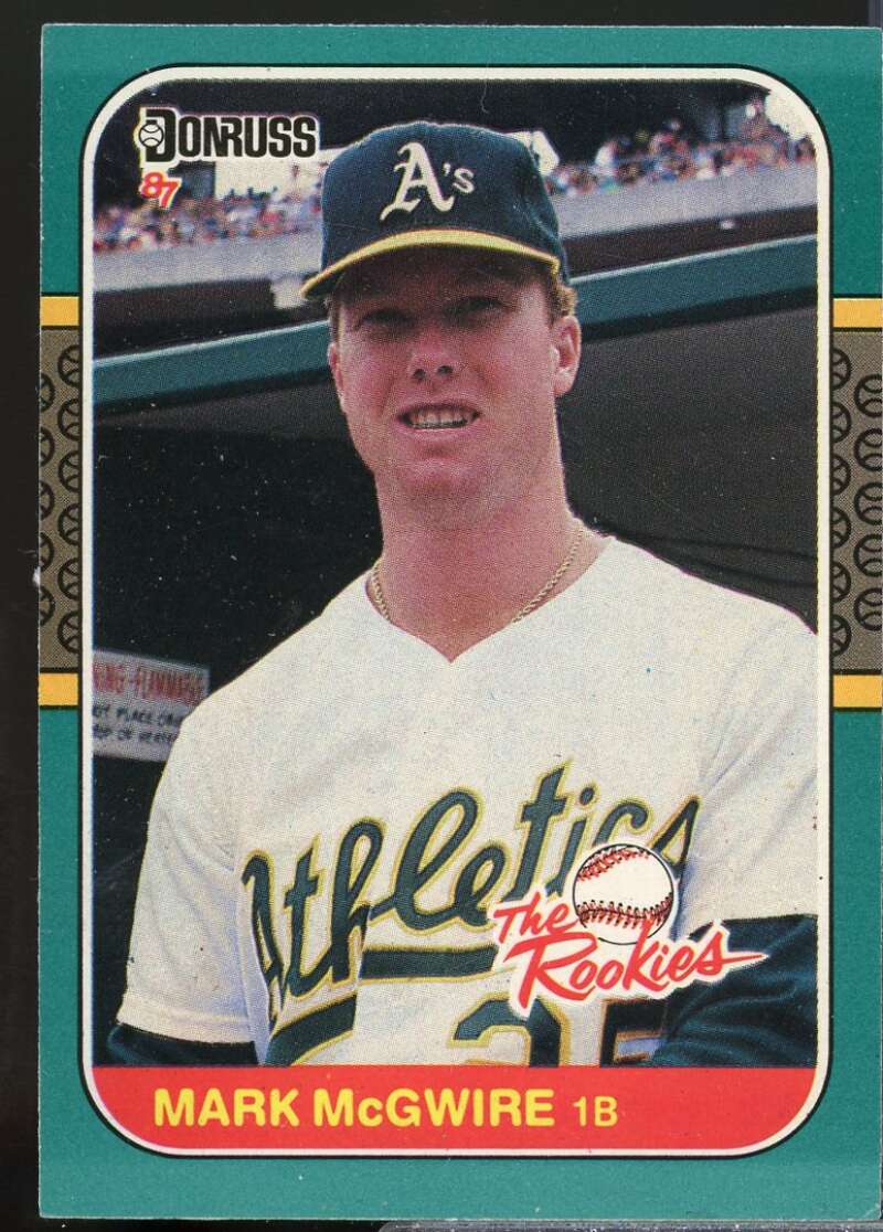 Mark McGwire Card 1987 Donruss Rookies #1  Image 1